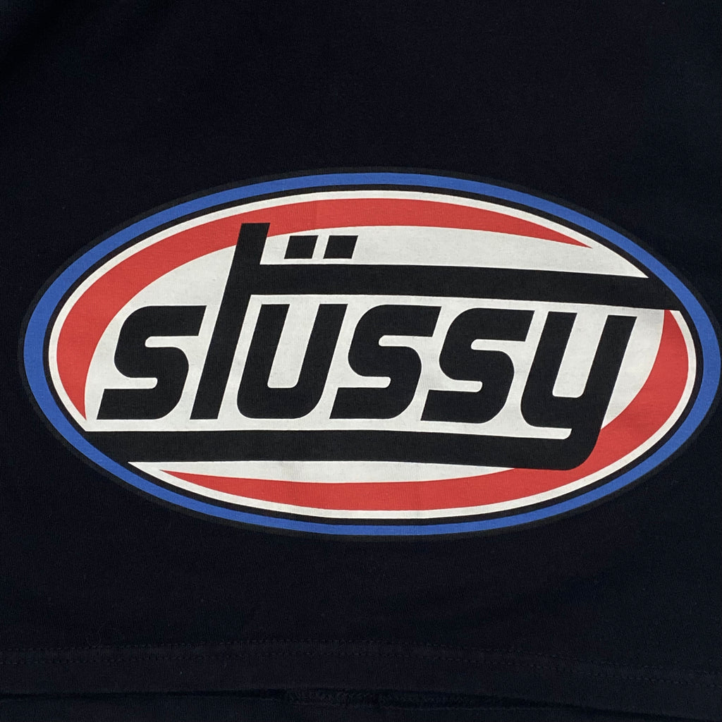 Stussy Circle Logo Black Long Sleeve Shirt Men’s Large