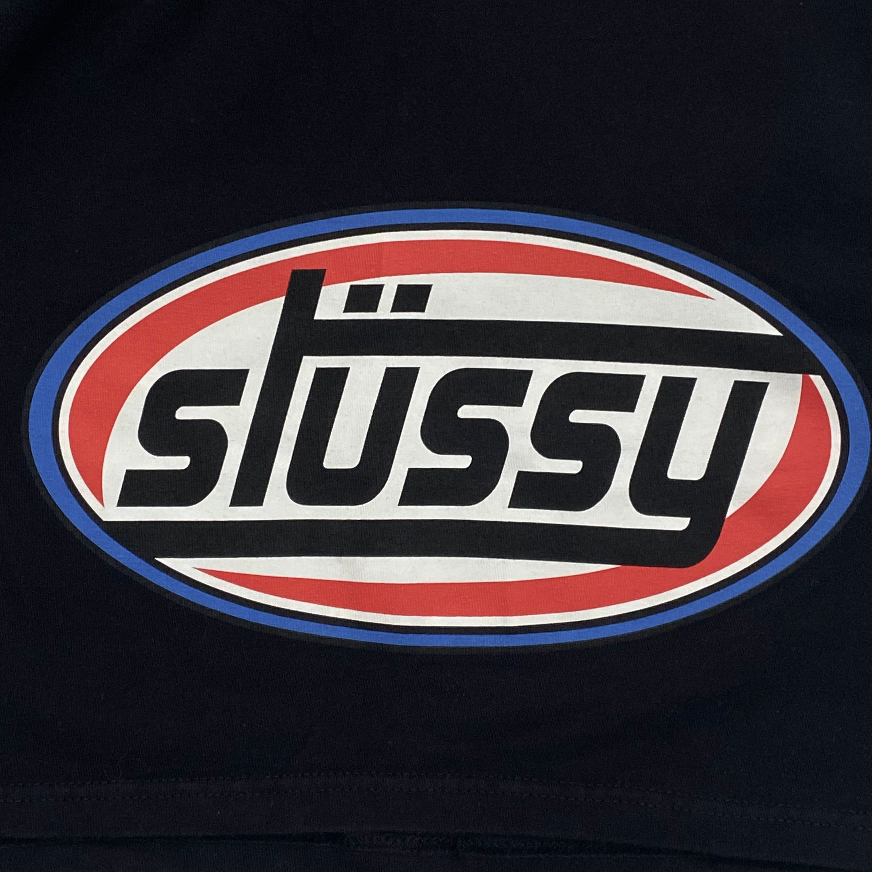 Stussy Circle Logo Black Long Sleeve Shirt Men’s Large