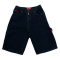 Vintage Y2K Paco Sport Black Denim Baggy Grunge Skater Carpenter Shorts Boys 14