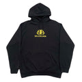 Balenciaga Interlocked BB Oversized Black Yellow Hoodie Men’s Small