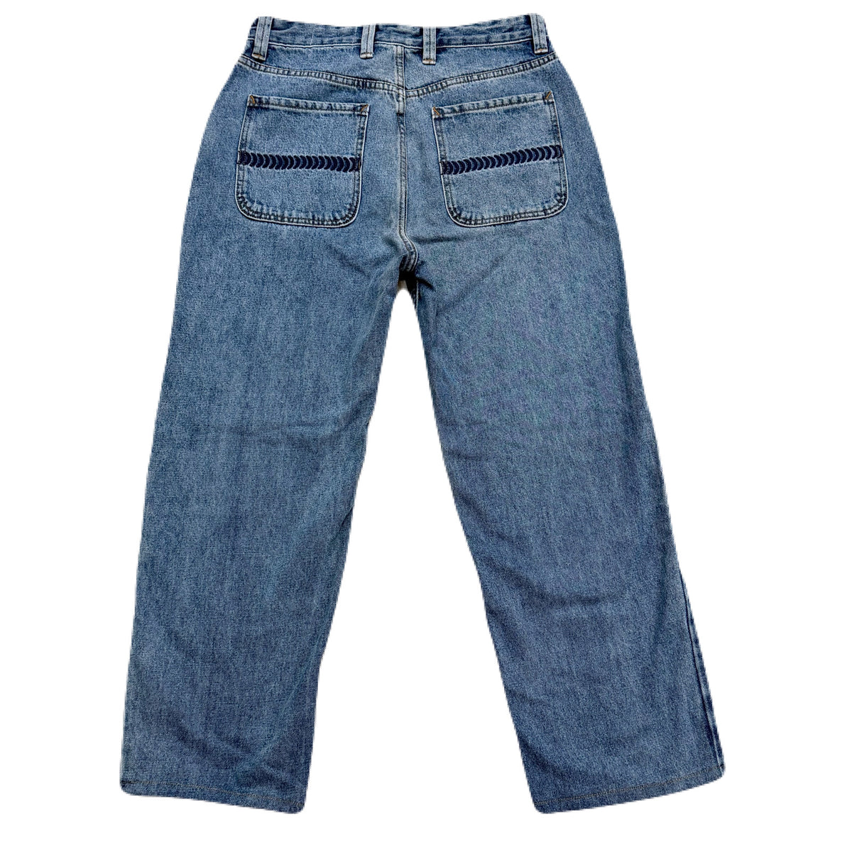 Spitfire Wheels Y2K Bighead Fill Blue Baggy Skater Jeans Men’s Medium