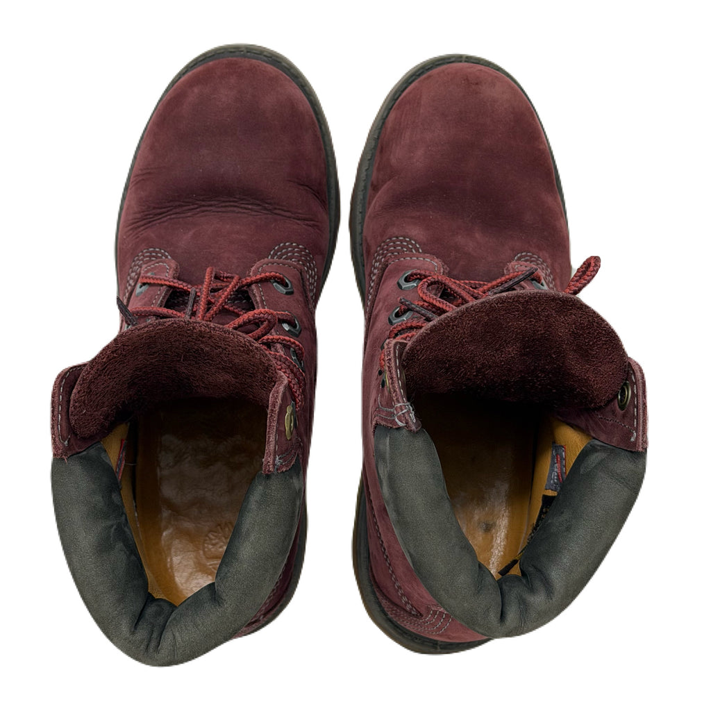Timberland Nubuck A18NJ Primaloft 200 Gram Burgundy Boots Men’s 6.5 US