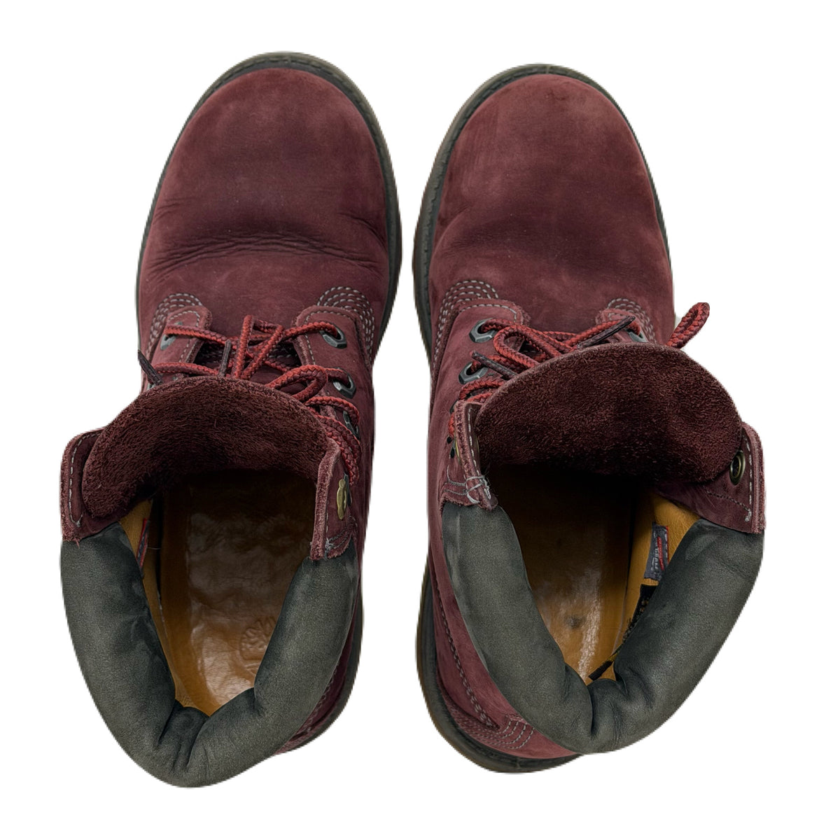 Timberland Nubuck A18NJ Primaloft 200 Gram Burgundy Boots Men’s 6.5 US