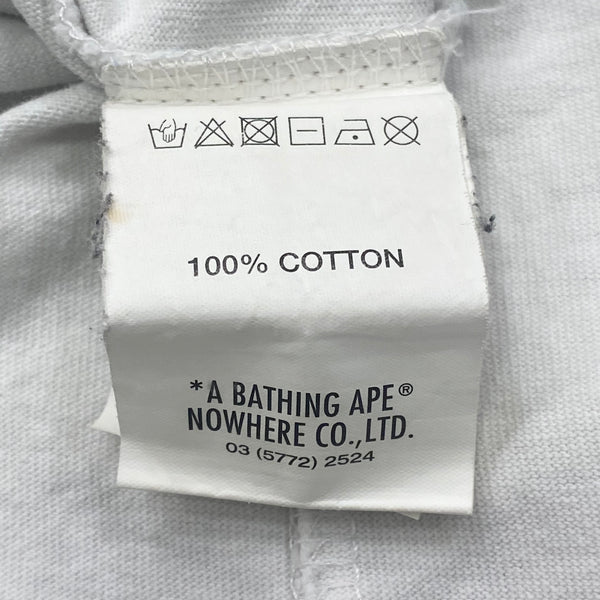Aape By A Bathing Ape Bape Camo Logo Big Head White T-Shirt Men’s Large