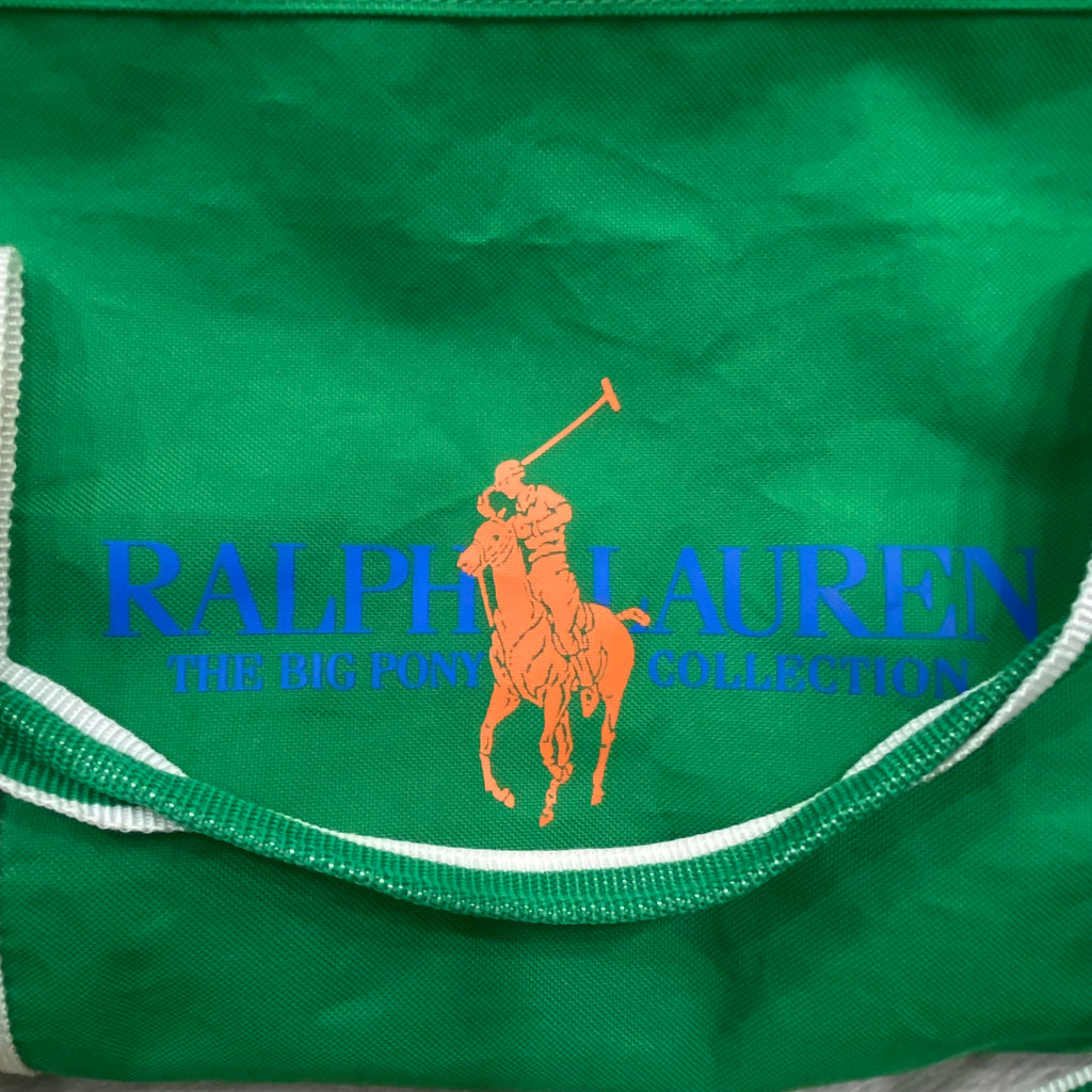 Ralph Lauren The Big Pony Collection Green 3 Duffle Weekend Holdall Bag