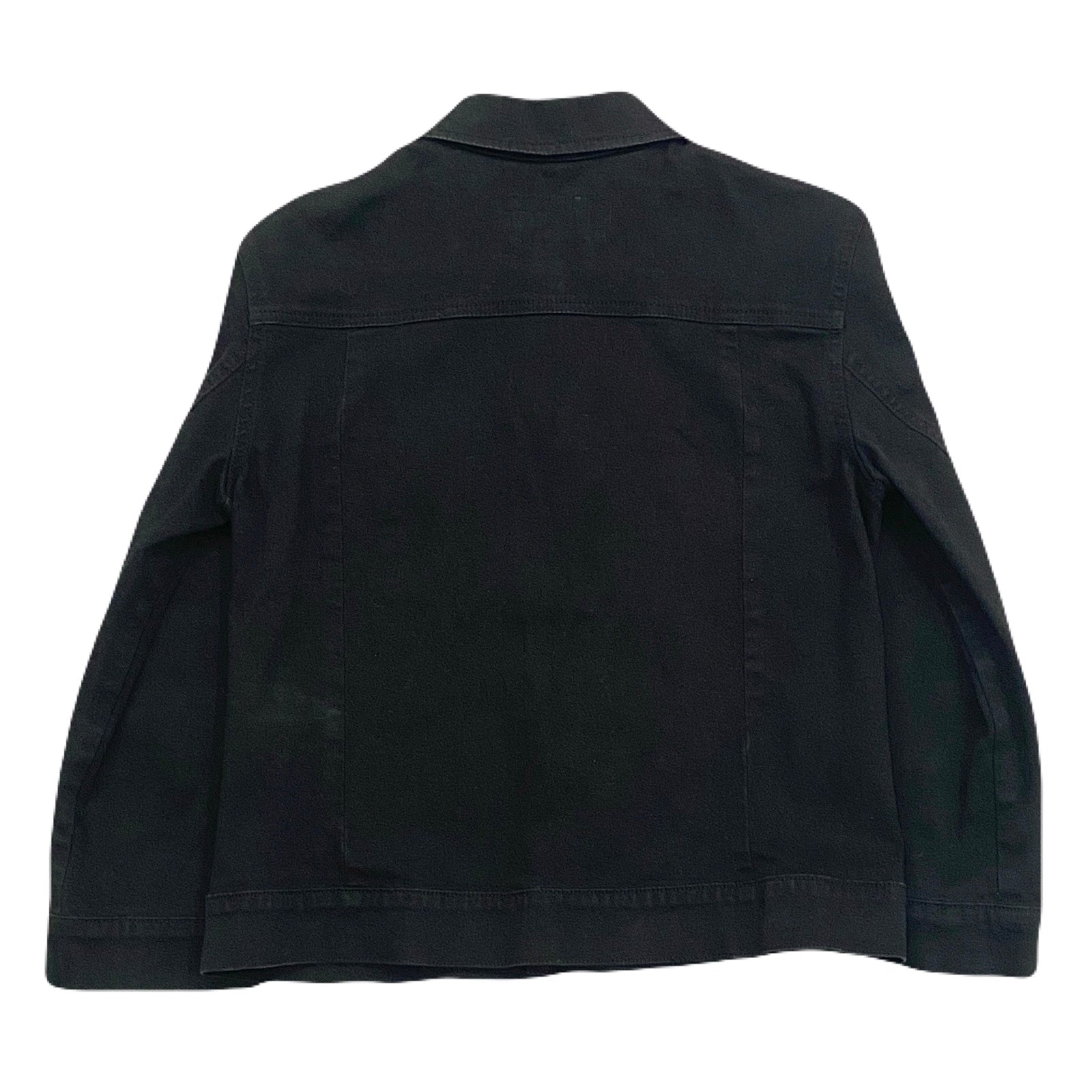 Vintage Calvin Klein Black Stretch Denim Style Jacket Women’s Small