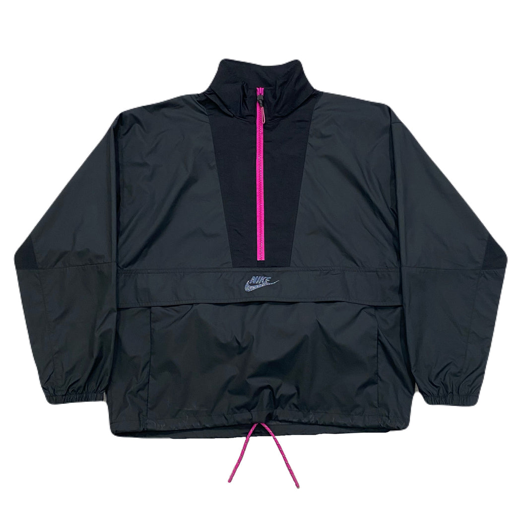 Nike Sportswear Icon Clash CJ2289-010 Half Zip Packable Lightweight Jacket with Concealable Hood Small
