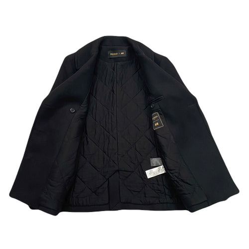 Balmain x H&M Double Breasted Padded Lined Wool Peacoat with Gold Buttons Women’s 34 (4 US)