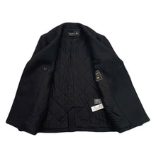 Load image into Gallery viewer, Balmain x H&amp;M Double Breasted Padded Lined Wool Peacoat with Gold Buttons Women’s 34 (4 US)
