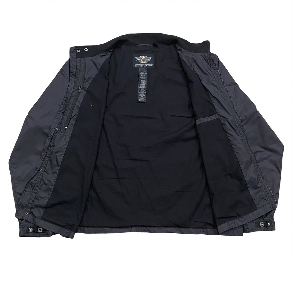 Harley Davidson Venture Black Nylon Lightweight Jacket 3XL