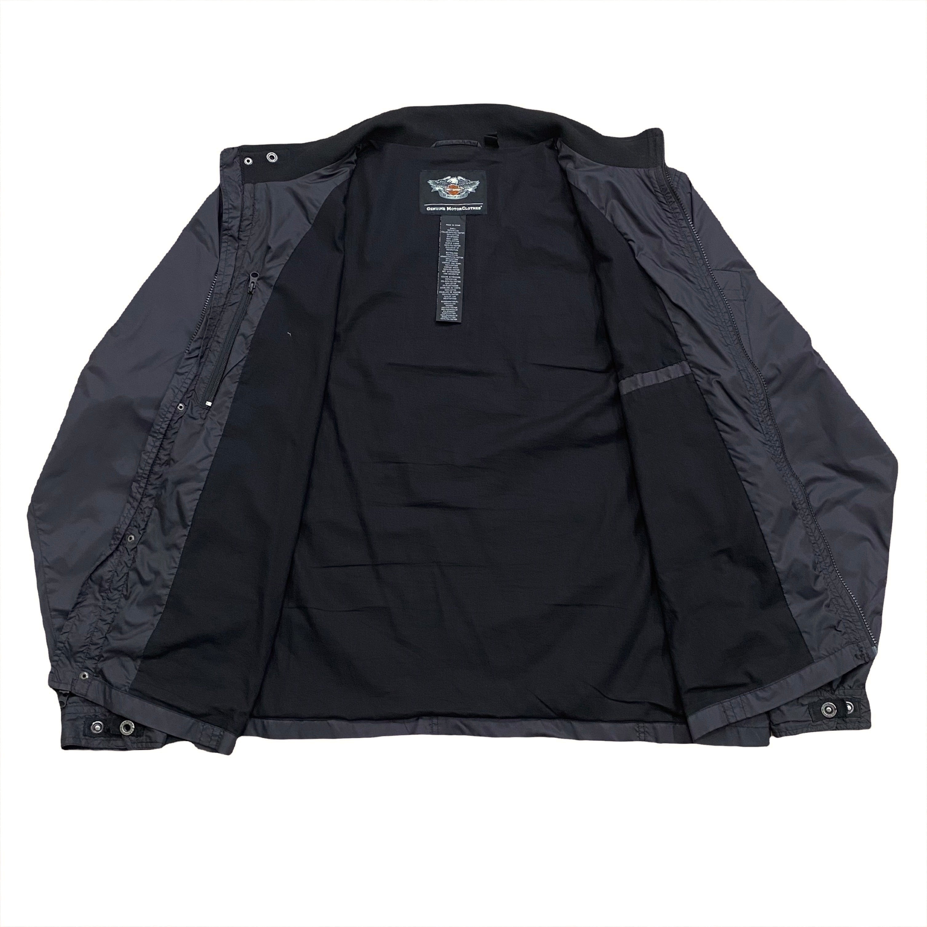 Harley Davidson Venture Black Nylon Lightweight Jacket 3XL