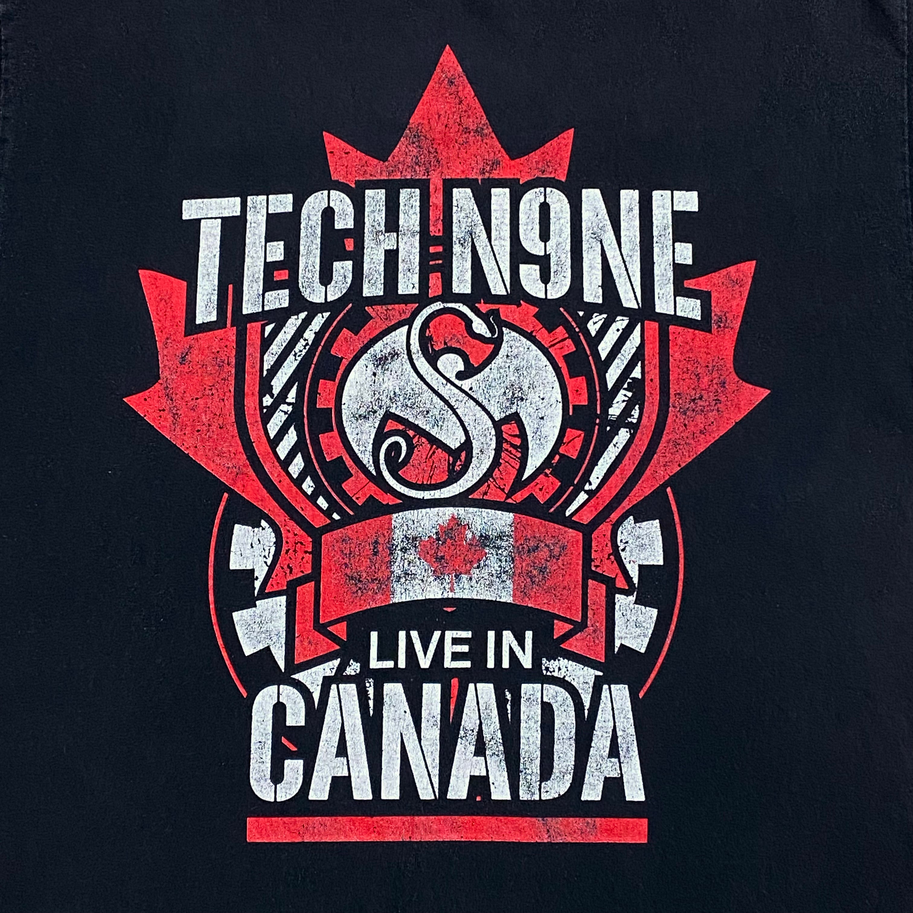 Tech N9ne Live In Canada 2012 T-Shirt Large