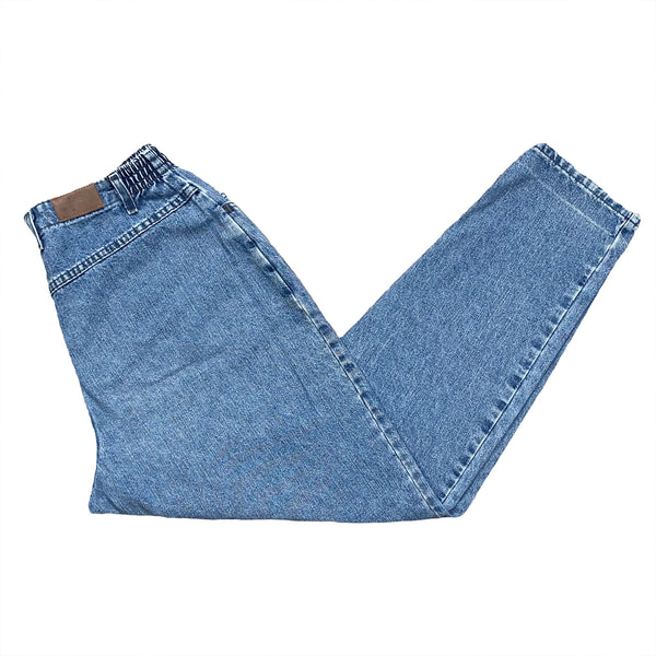 Vintage Lee High Waist Elastic Side Panels Bareback Mom Jeans Women’s 16