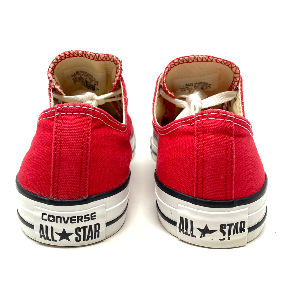 Converse Chuck Taylor All Star M9696/M9696C Red Low Top Sneakers 6 Men’s 8 Women’s