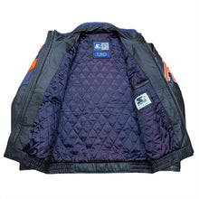 Load image into Gallery viewer, Vintage 90’s Starter Chicago Bears Quilted Lined Leather Bomber Jacket XL
