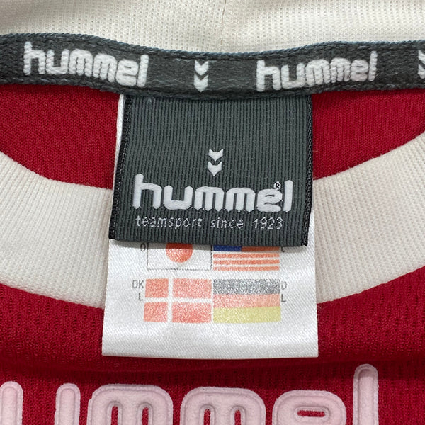 Vintage Hummel 2002 Denmark Soccer Football Jersey Men's Large