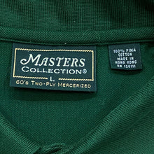 Load image into Gallery viewer, The Masters Collection Augusta 60’s Two-Ply Mercerized 100% Pima Cotton Polo Shirt Large
