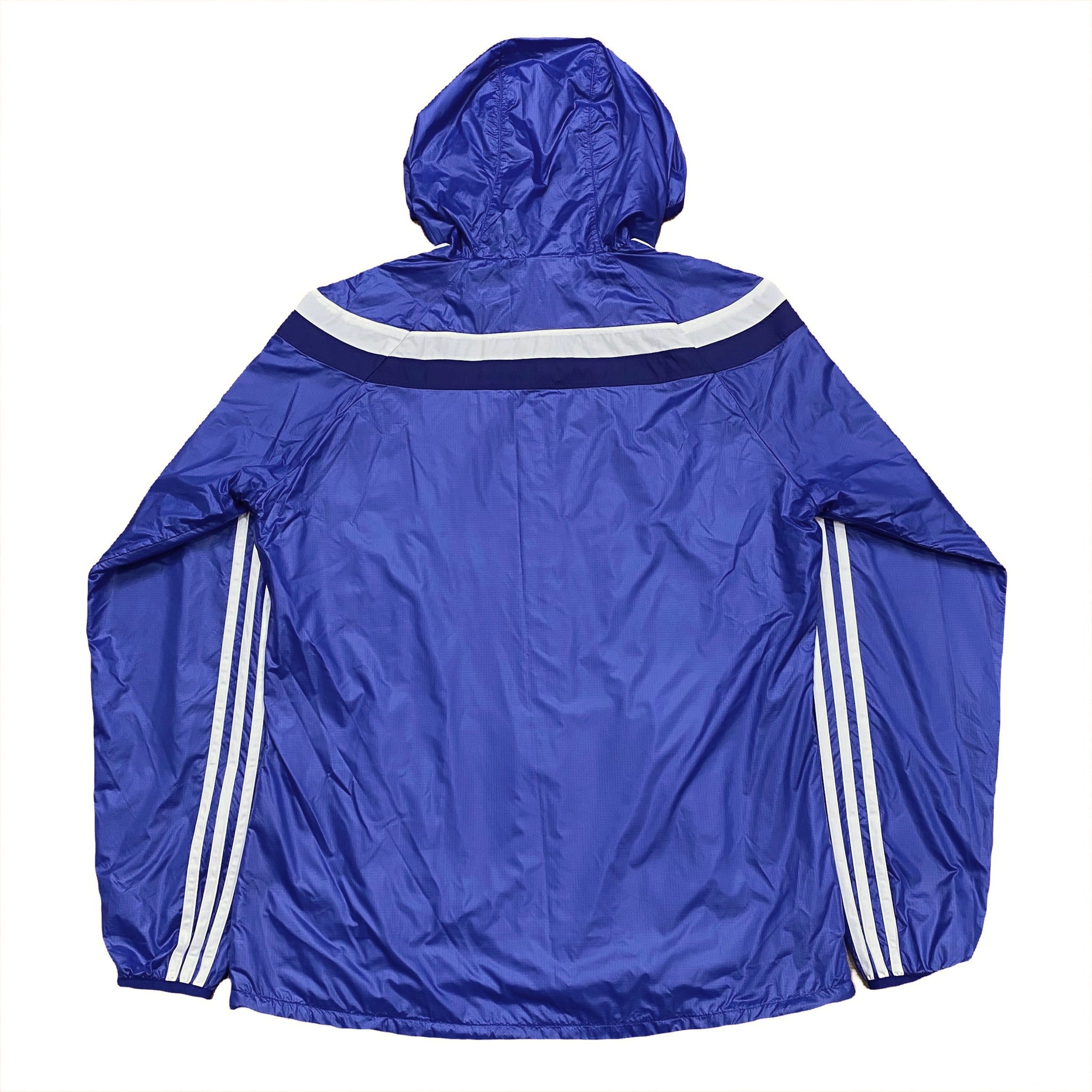 Adidas Chelsea FC Anthem Hooded Glanz Nylon Jacket Men's Medium