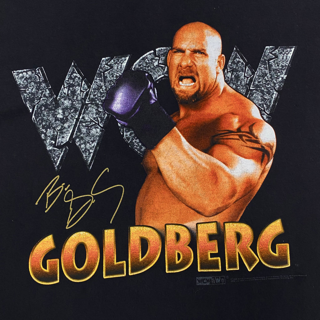Vintage 1998 WCW Bill Goldberg WWE WWF Wrestling T-Shirt Large
