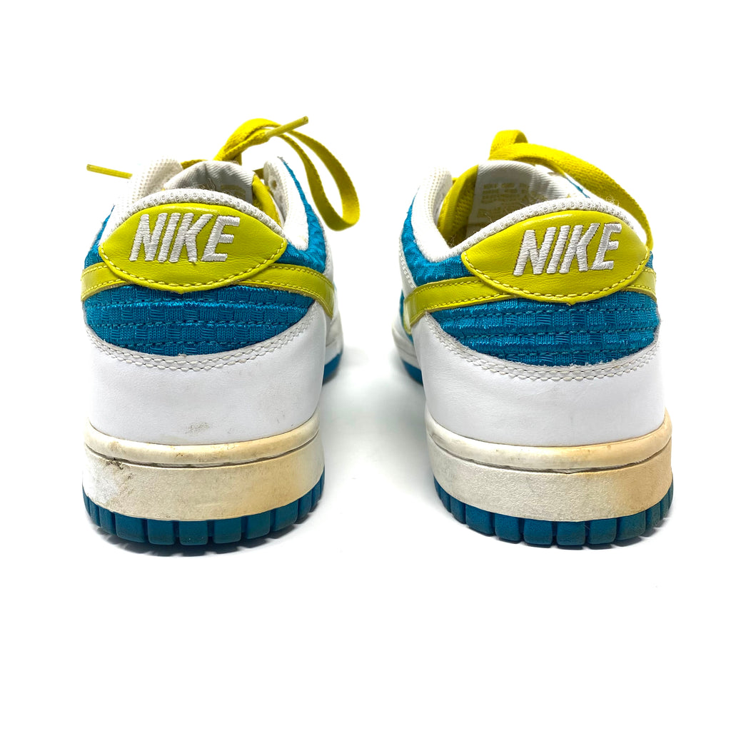 Vintage Nike Dunk Low Bright Citron Teal 309324-171 Sneakers Women’s 8.5 US
