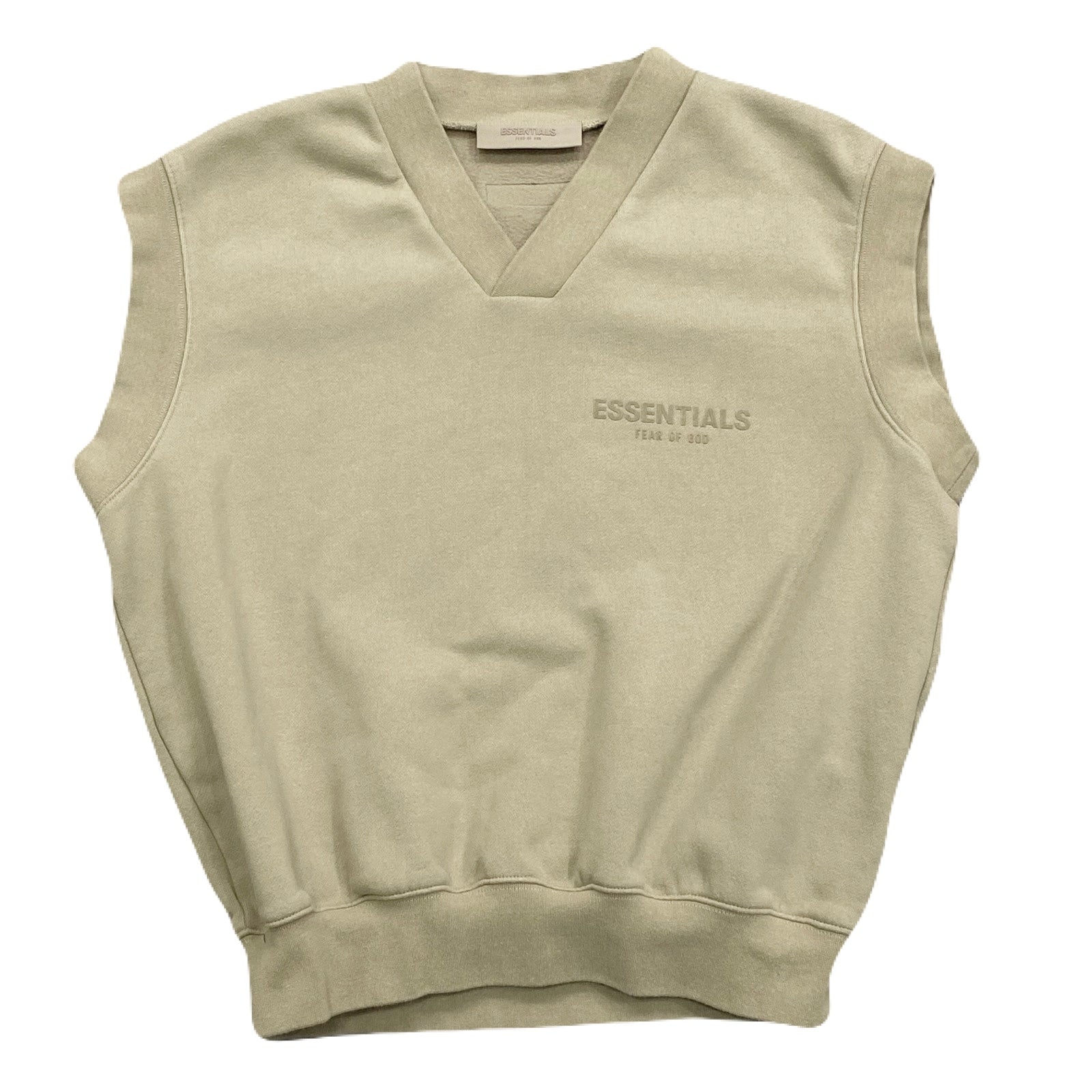 Fear Of God Essentials V Neck Sleeveless Pullover Sweater Vest Men’s XS