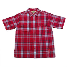 Load image into Gallery viewer, Snoop Dogg Clothing Embroidered Plaid Button Down Shirt Large
