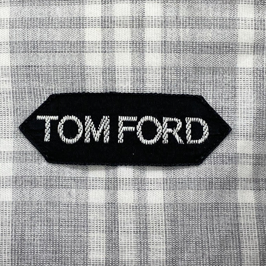 Tom Ford Black Watch Plaid Long Sleeve Button Up Dress Shirt Men’s 42 16.5
