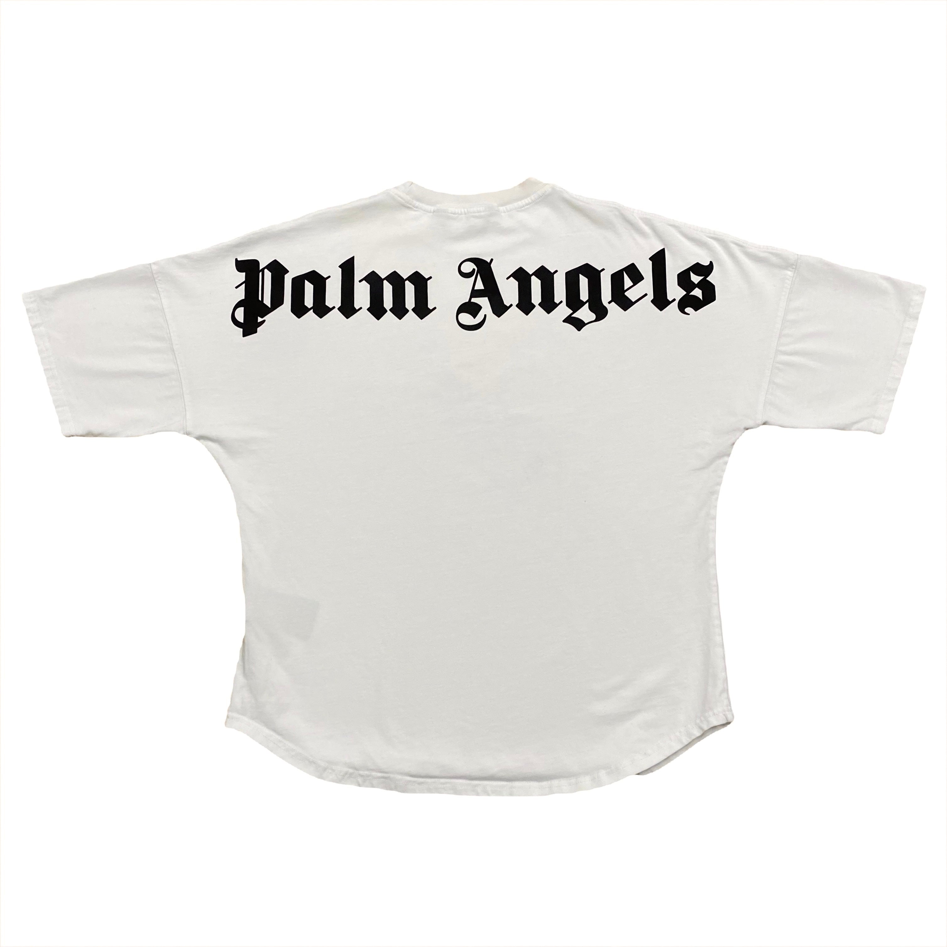 Palm Angels Classic Logo Oversized White T-Shirt Men’s Small