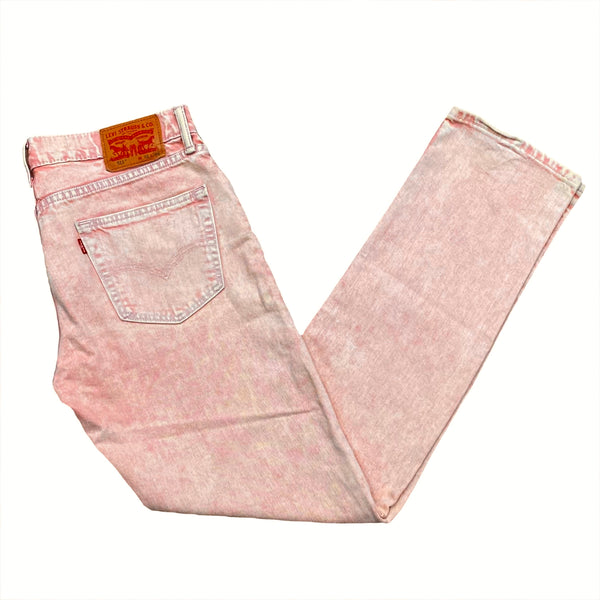 Levi’s 511 Pink Straight Stretch Denim Jeans 33 x 34