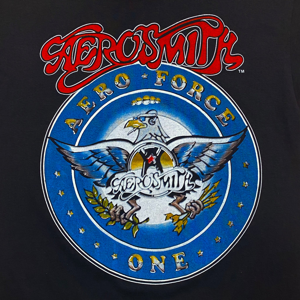 Vintage 87-88 Aerosmith Aero Force One Tour T-Shirt Men’s XL