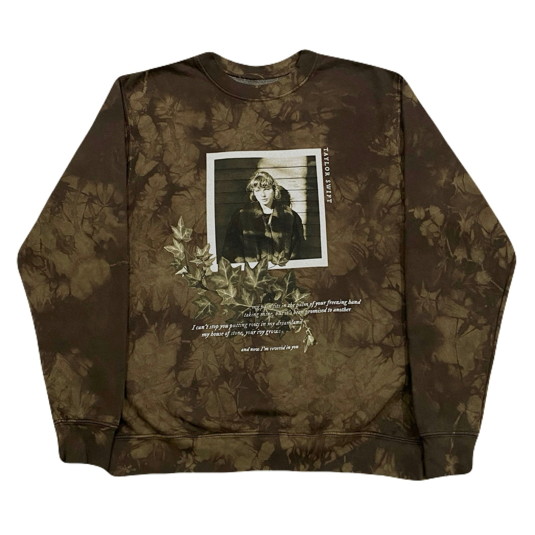 Taylor Swift 2020 Your Ivy Grows Acid Wash Evermore Sweatshirt Women’s Medium