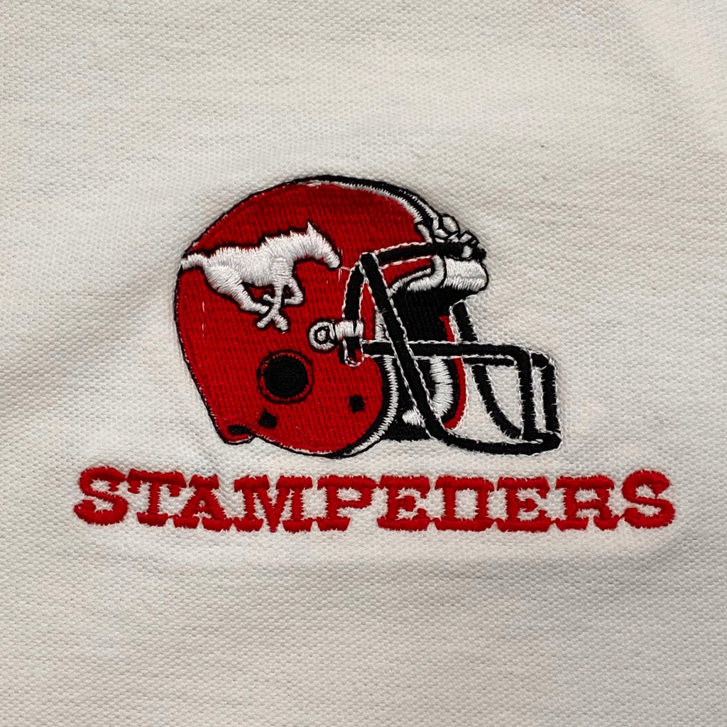 Vintage Starter CFL Calgary Stampeders Polo Shirt Men’s Small
