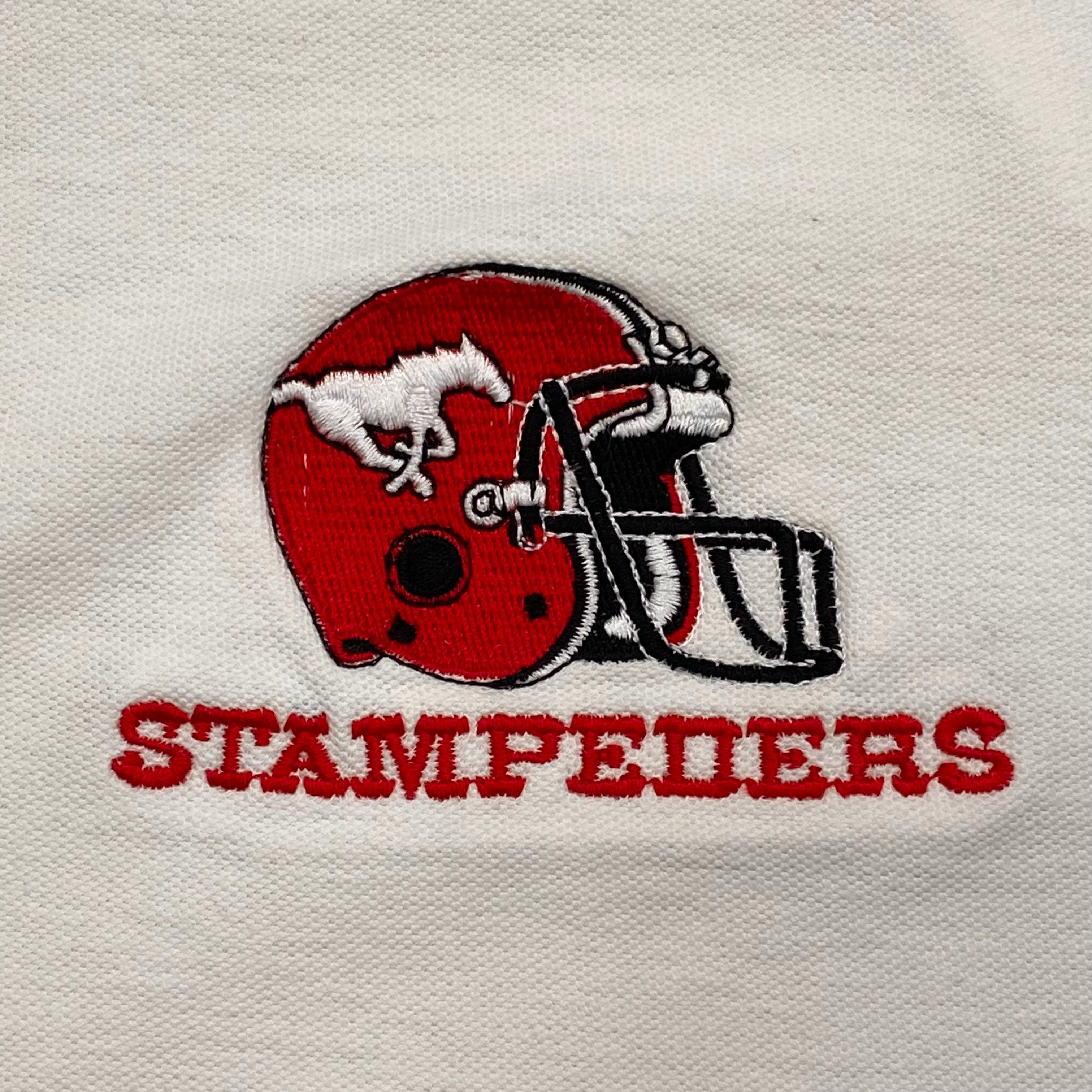 Vintage Starter CFL Calgary Stampeders Polo Shirt Men’s Small