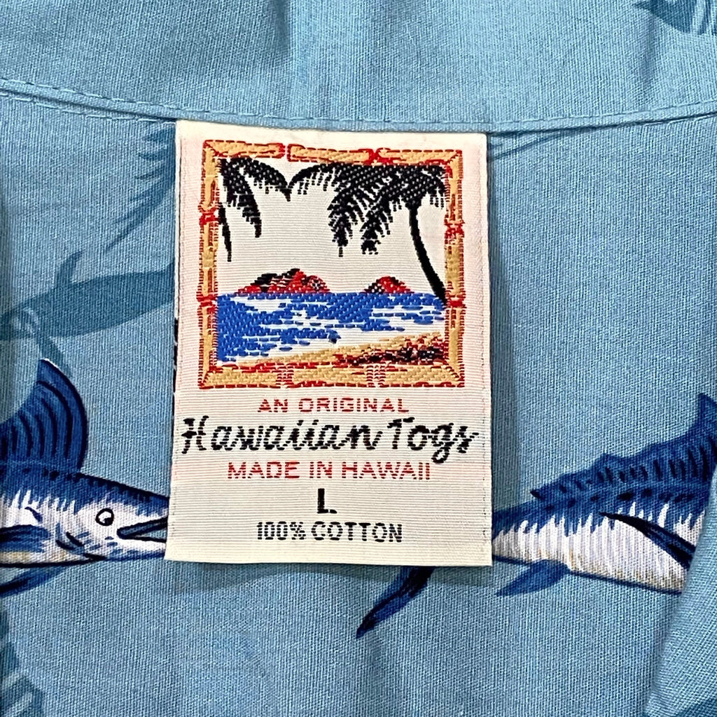 Vintage Hawaiian Togs Fish Hawaiian Shirt Men’s Large