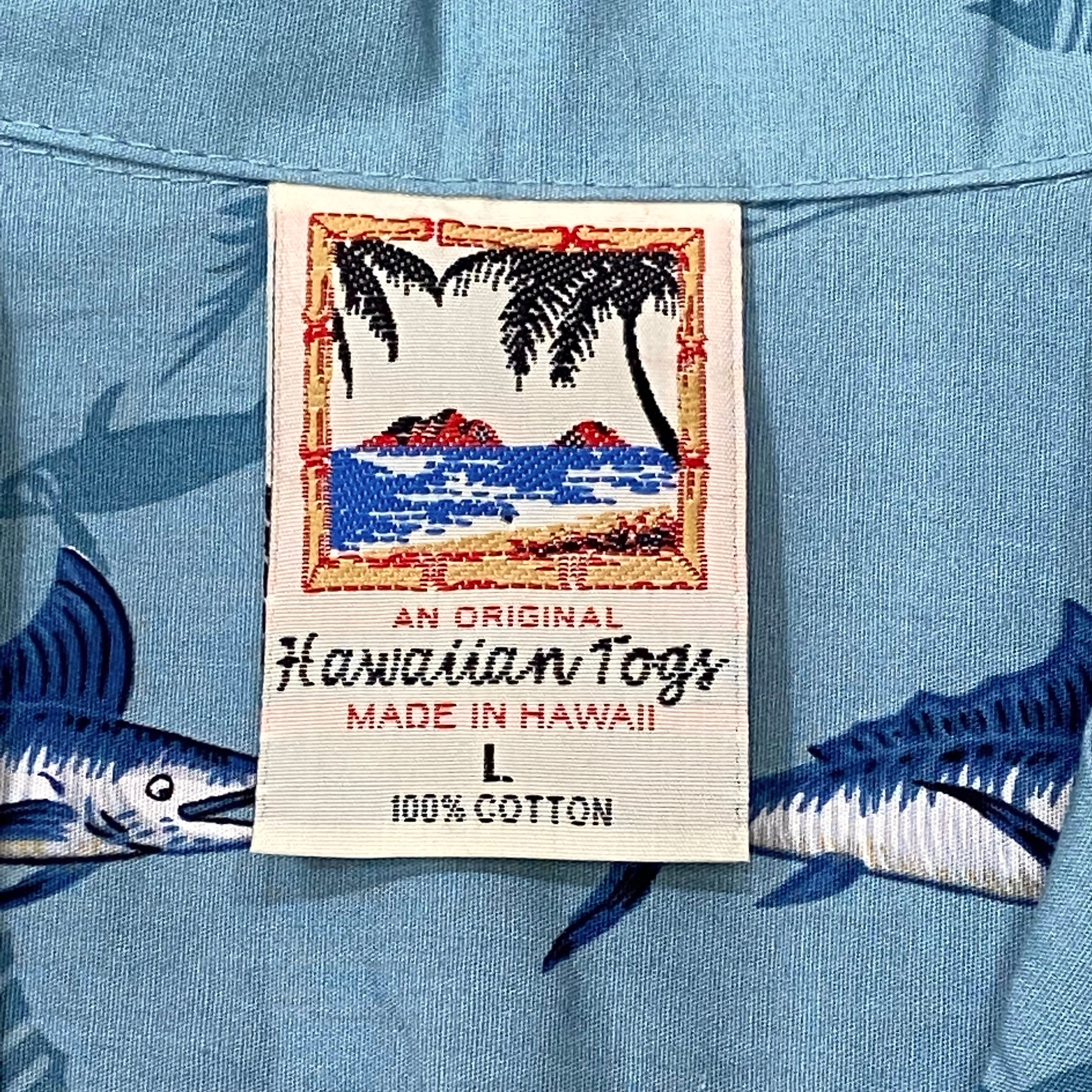 Vintage Hawaiian Togs Fish Hawaiian Shirt Men’s Large