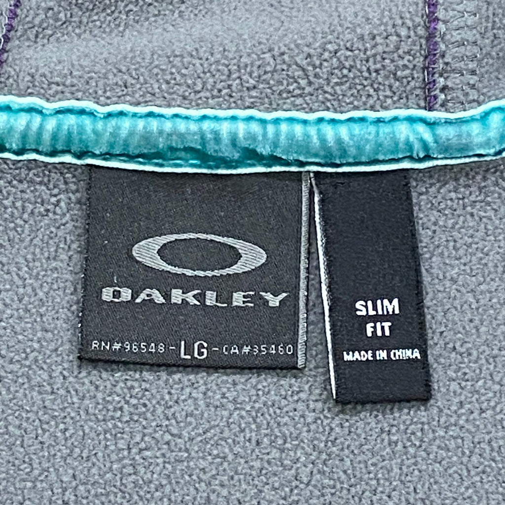 Oakley Fleece Lined Zip Up Hoodie Slim Fit Large