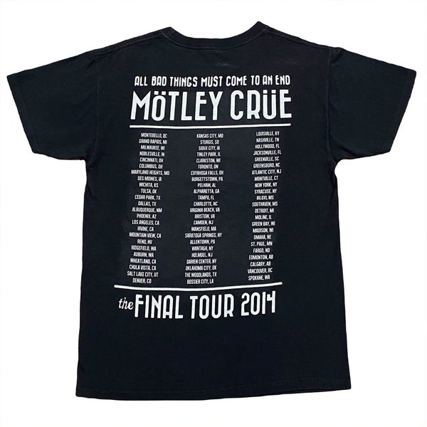 Motley Crue 2014 The Final Tour Concert T-Shirt Small