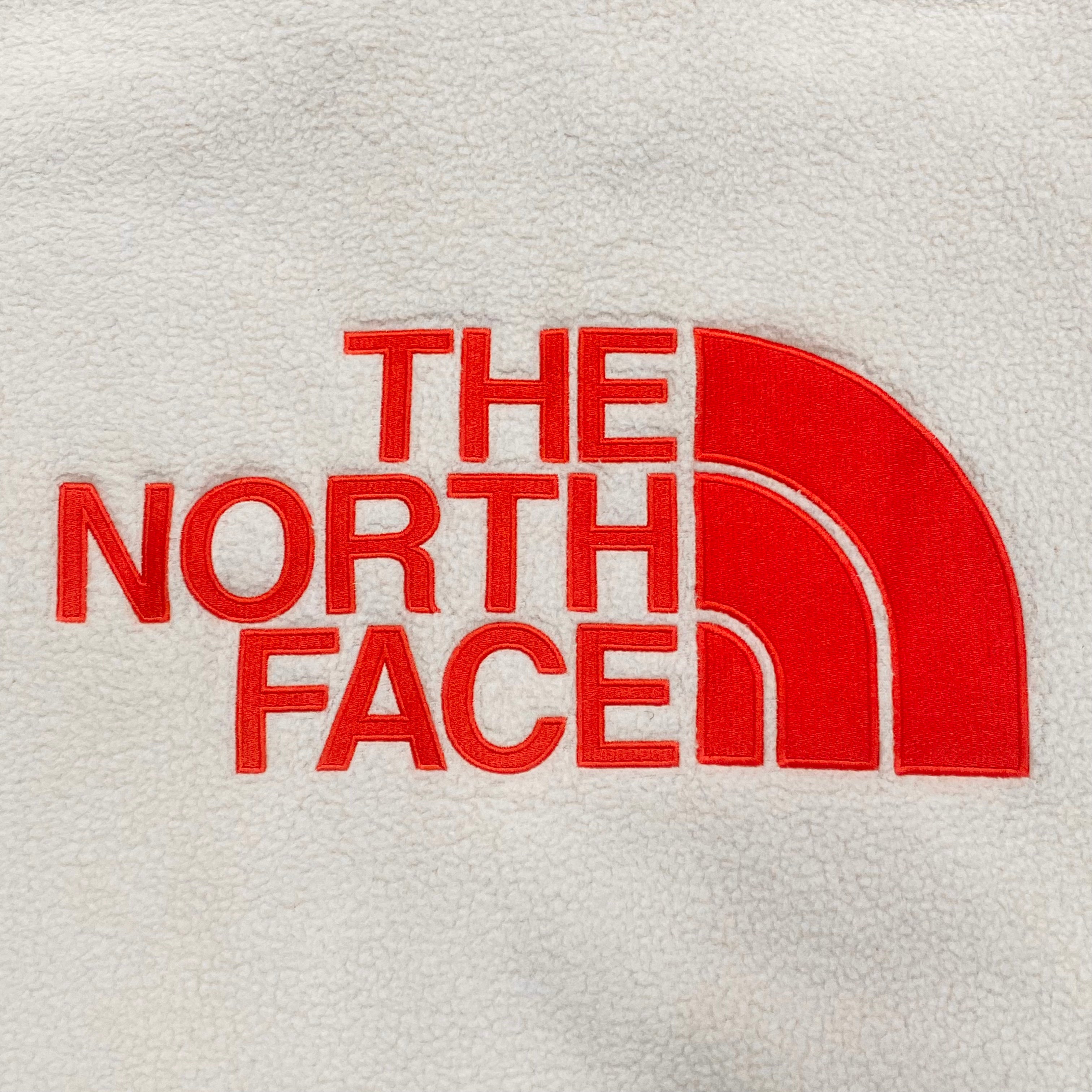 The North Face Color Block Long Fleece Big Logo Full Zip Jacket Women’s Small