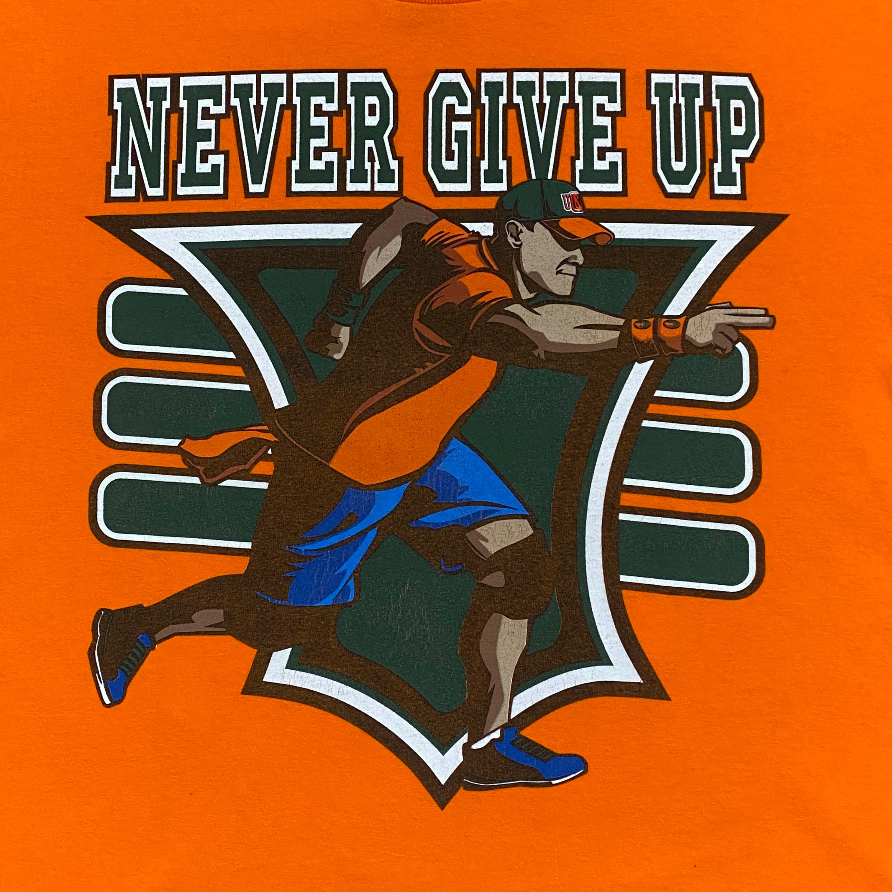 WWE John Cena Never Give Up 15x Champ T-Shirt Medium