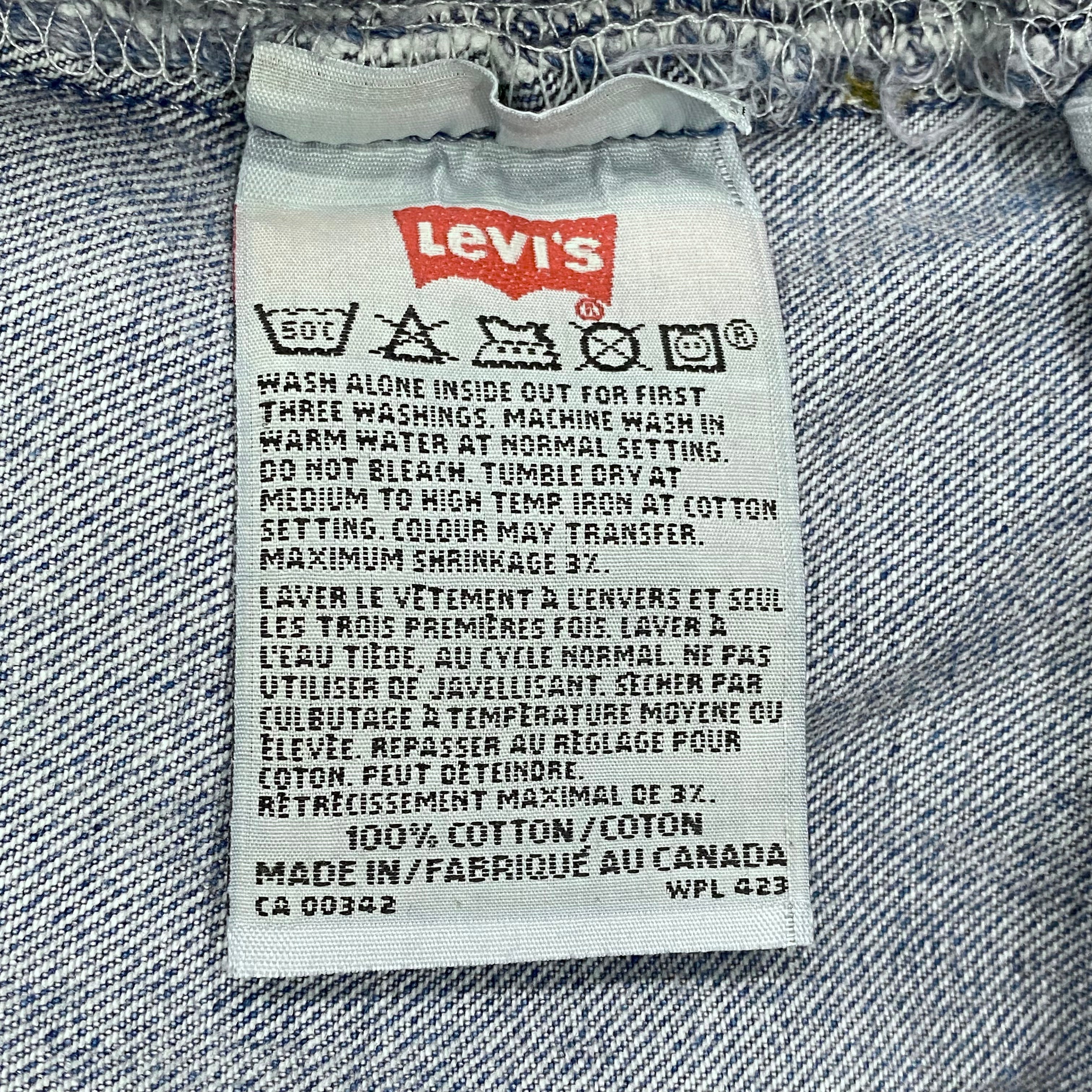 Vintage Levi’s 501 XX Button Fly Medium Wash Jeans 36 x 34