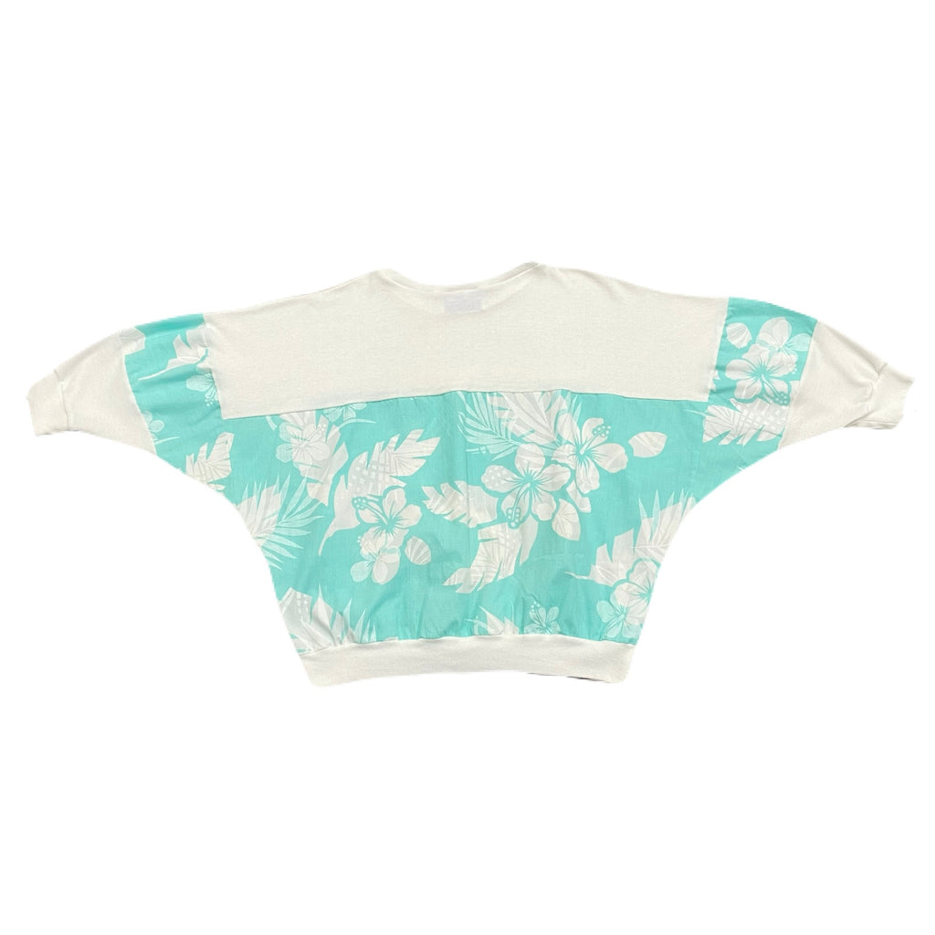 Vintage Kai Nani Hawaii Lightweight Floral Sweatshirt Women’s Medium