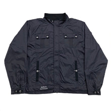 Load image into Gallery viewer, Harley Davidson Venture Black Nylon Lightweight Jacket 3XL
