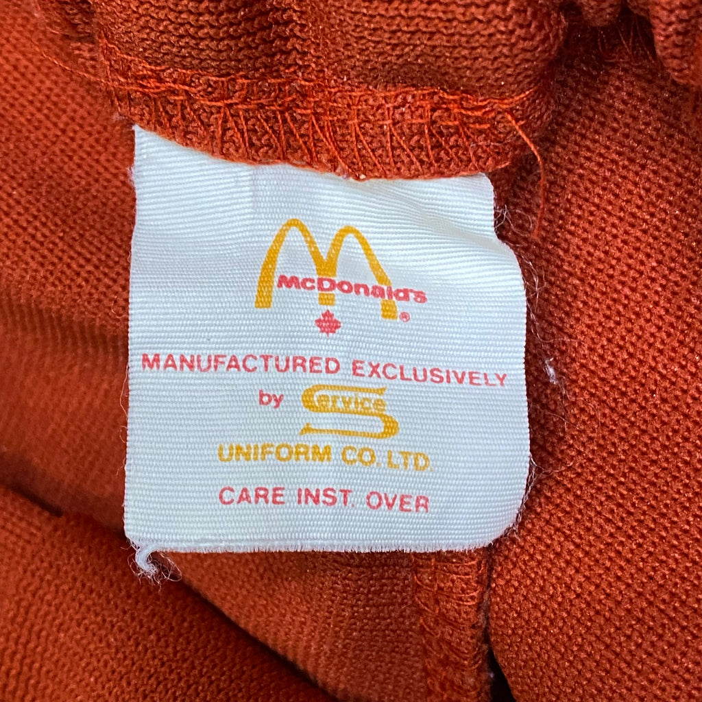 Vintage 1976 McDonald’s Canada 3-Piece Employee Uniform