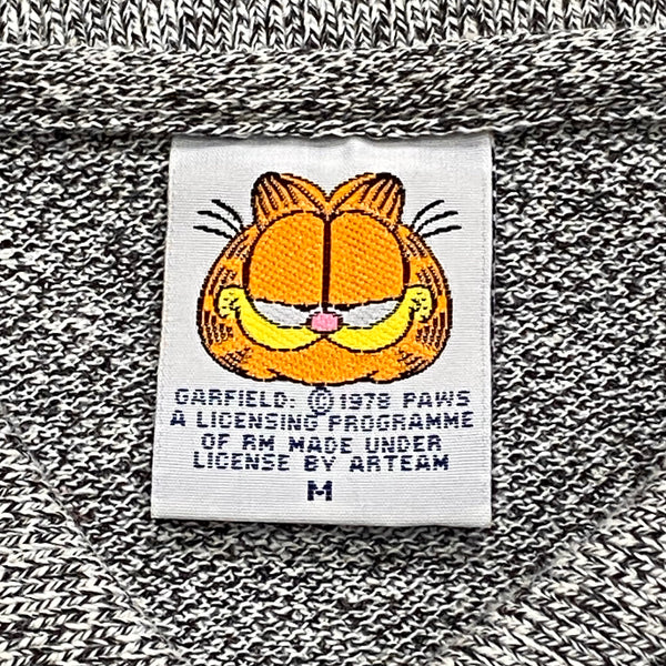 Vintage 90's Garfield Embroidered Polo Shirt Medium