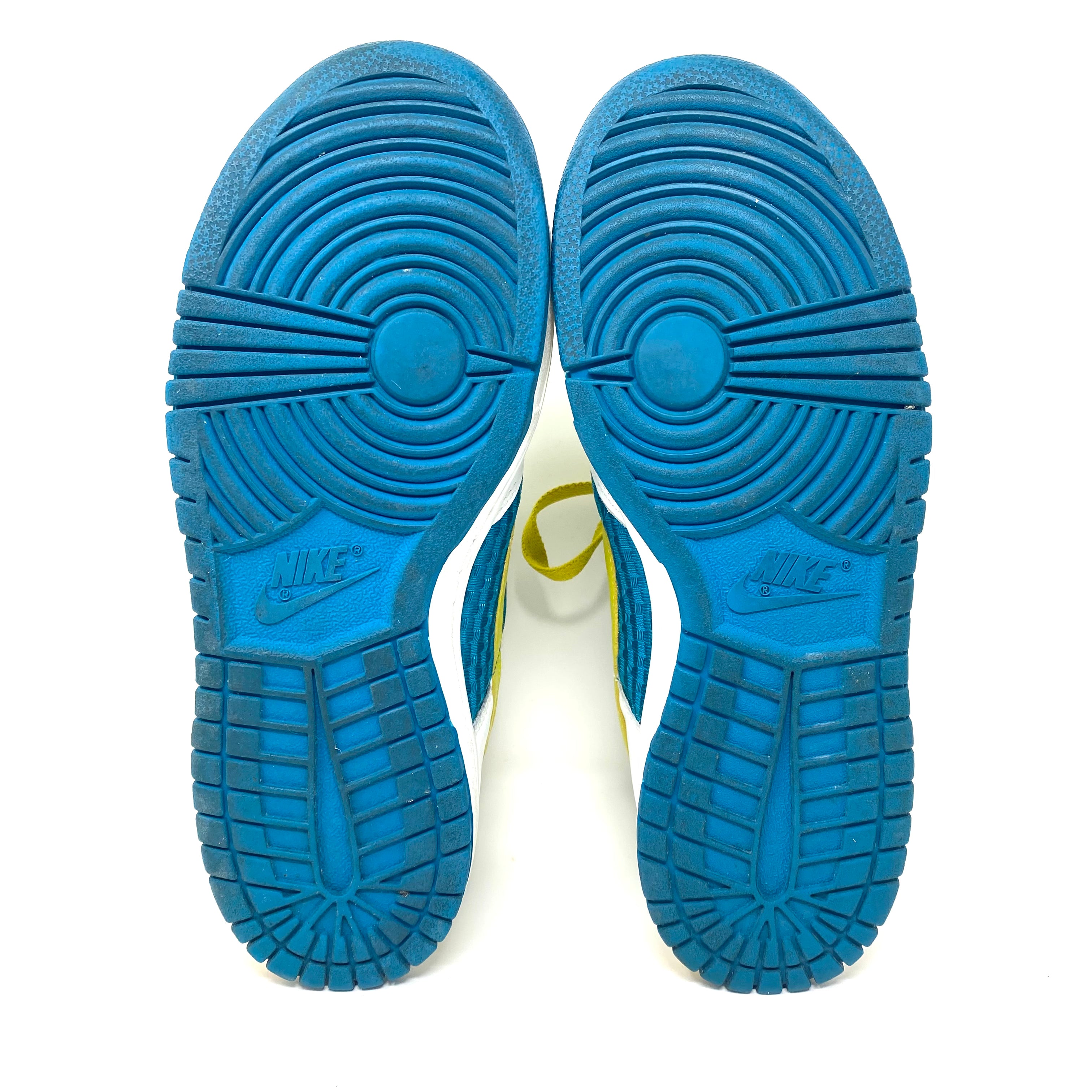 Vintage Nike Dunk Low Bright Citron Teal 309324-171 Sneakers Women’s 8.5 US