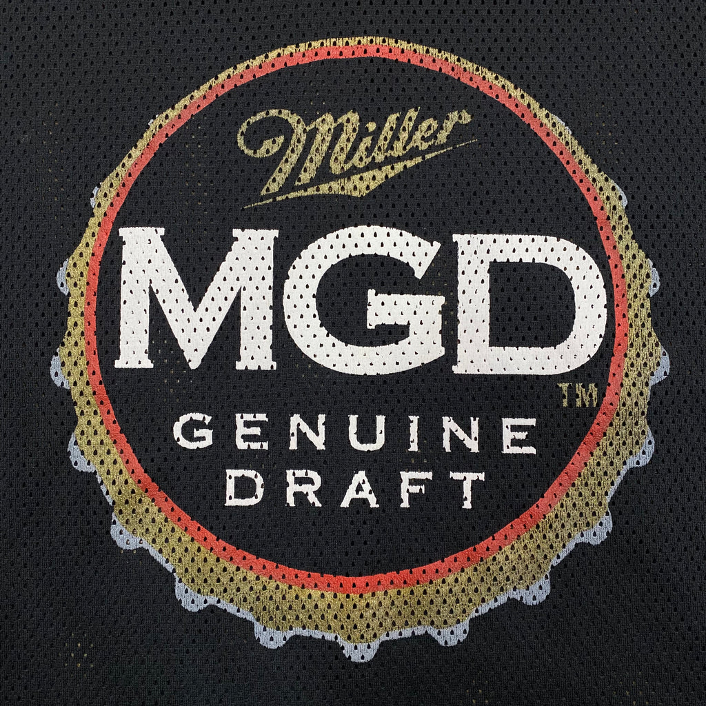 Vintage Miller Genuine Draft MGD Beer Football Jersey XL
