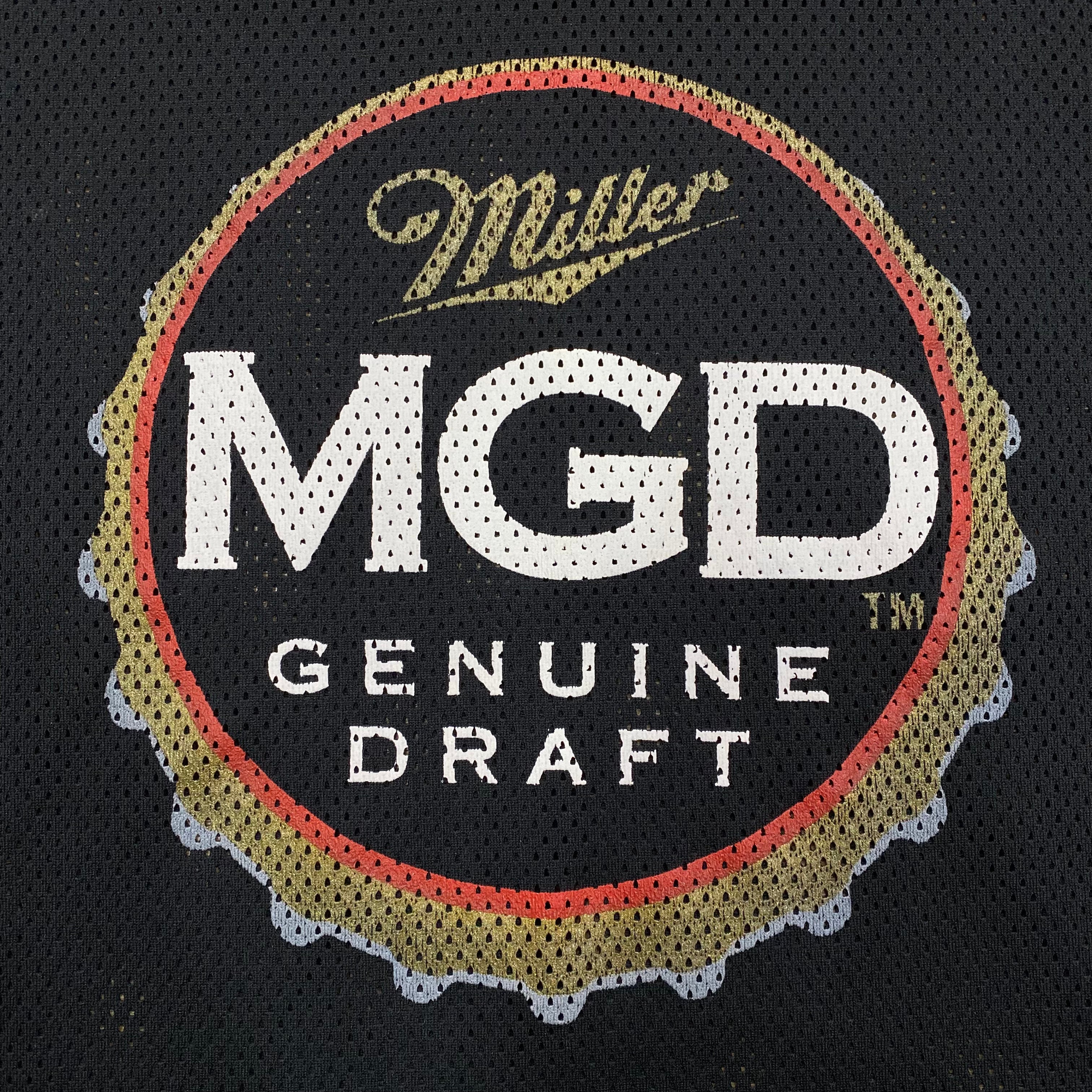 Vintage Miller Genuine Draft MGD Beer Football Jersey XL