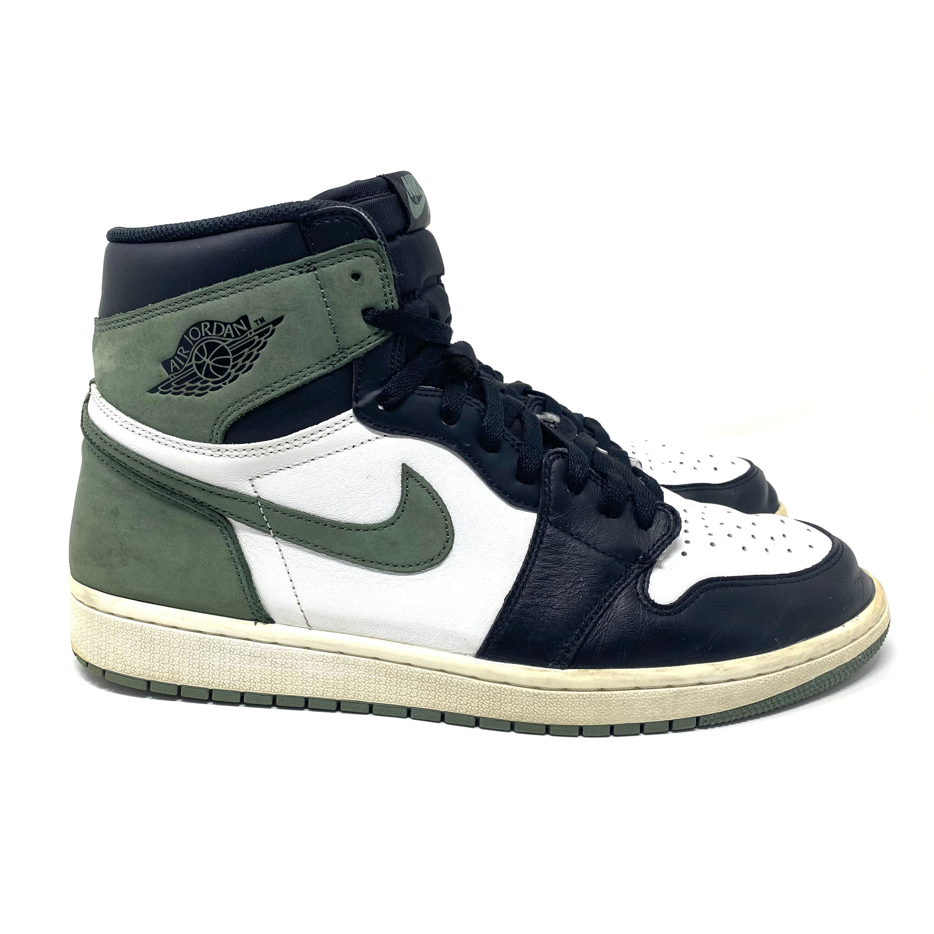Nike Air Jordan 1 Retro High OG 555088-135 Clay Green Sneakers 12 US
