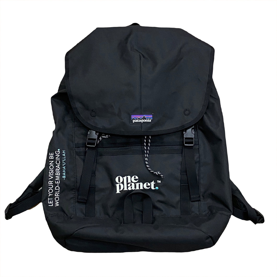 Patagonia Arbor Classic 25L Black Embroidered Logo Backpack