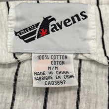 Load image into Gallery viewer, Vintage 1993 Ravens Athletic Disney NHL Anaheim Mighty Ducks Pinstripe Baseball Shirt Men&#39;s Medium
